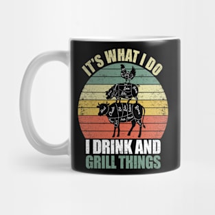 that's What I Do Drink Grill Things Funny BBQ Pitmaster Mug